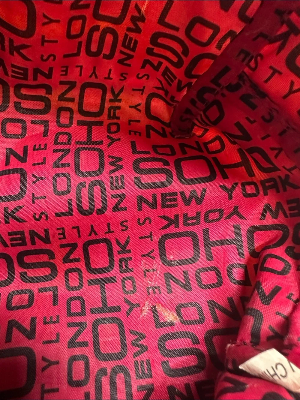Soho Multicolor Aztec Cosmetic Pouch - Pink and Orange Accents